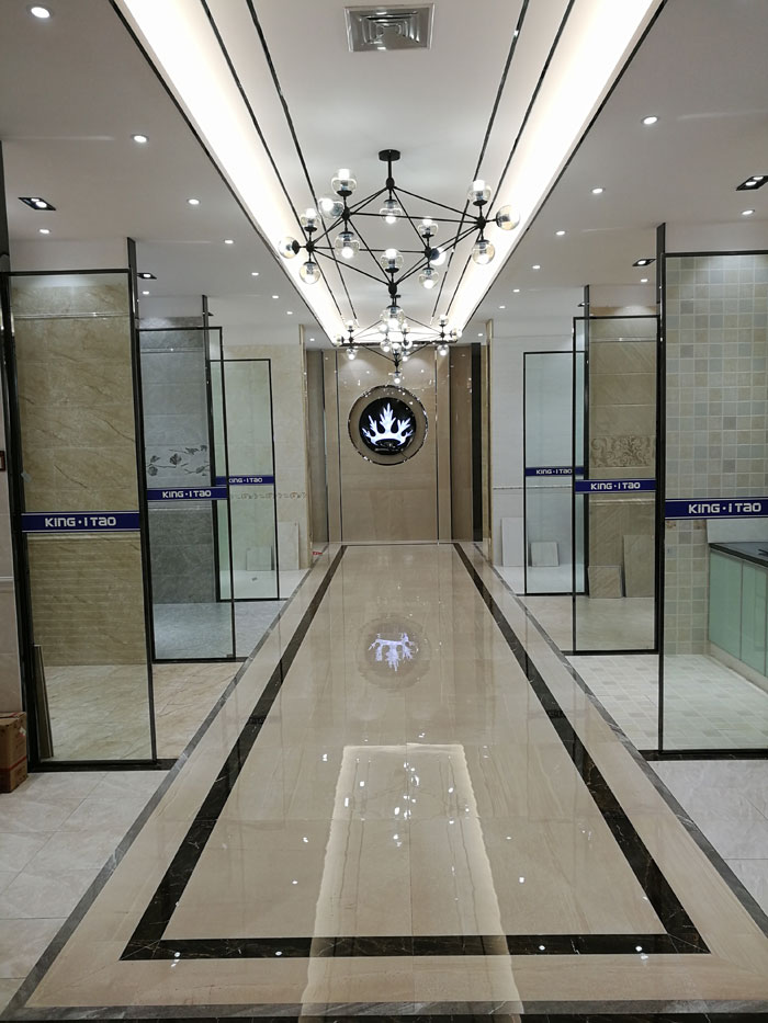 【实景案例】陶瓷一线品牌南宫娱乐瓷砖重庆垫江200方专卖店鉴赏